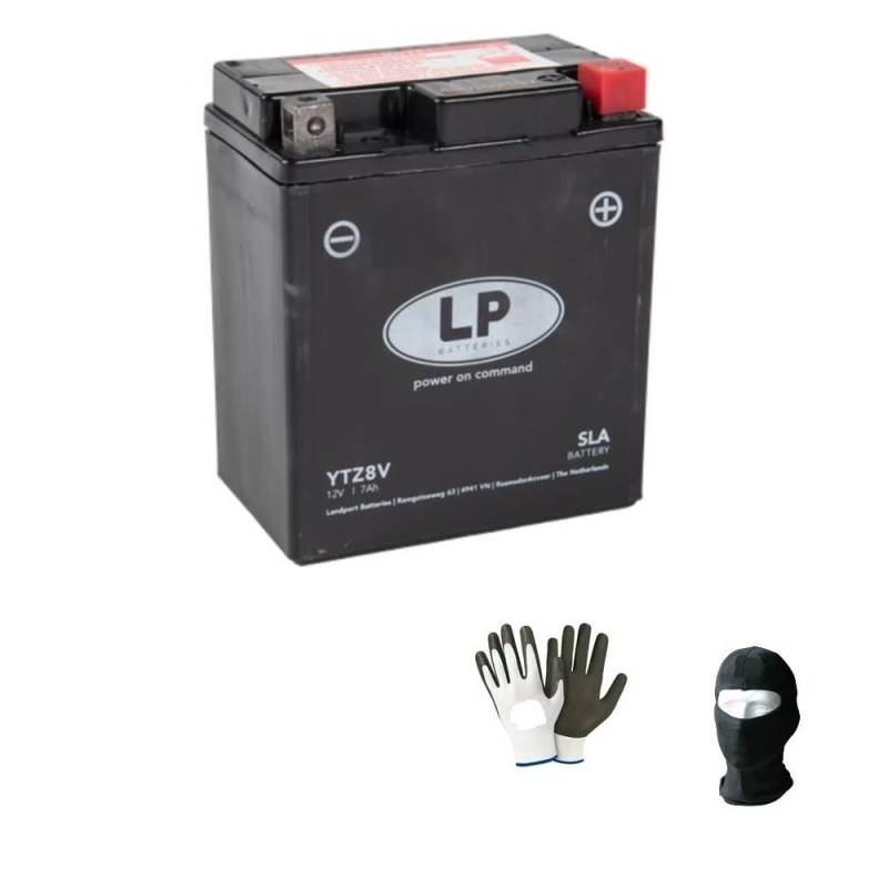 KOMPATIBEL MIT Honda NSS Forza ADF 125 Jahr 2015 al 2020 YTZ8V LP-Batterie GELIEFERT, GELADEN UND BEREIT ZU VERWENDEN. SLA-BATTERIEN 7AH Ampere 12 Volt 113X70X130MM von MOTO SPORT MONDO