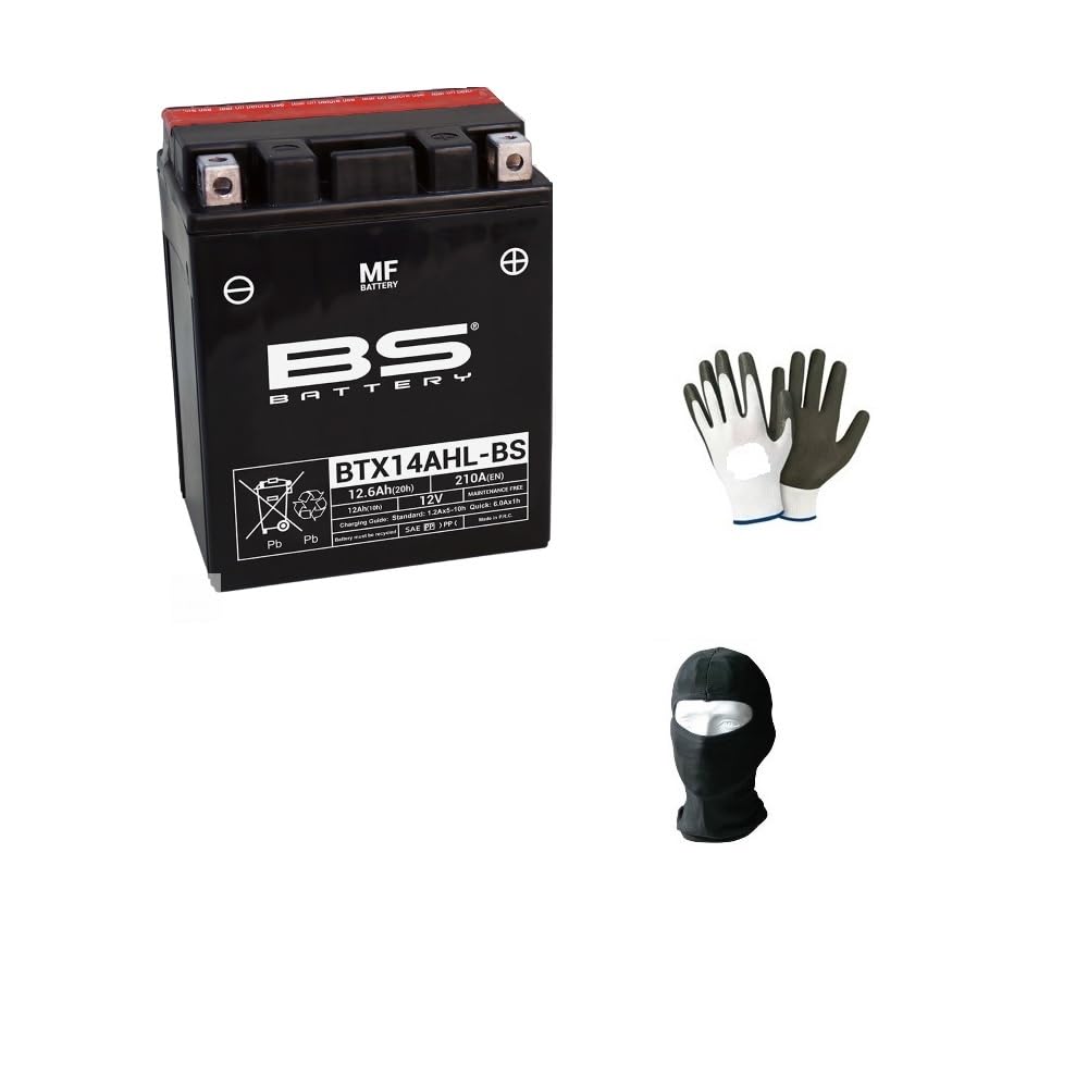 KOMPATIBEL MIT ROYAL Enfield Classic Pegasus E4 500 da Jahr 2018 al 2020 Batterie YTX14AHL-BS BTX14AHL-BS BEREITS VERSIEGELT LADEAKTIV BATTERIEN 12 AH Ampere 12 Volt 133X90X164 MM von MOTO SPORT MONDO