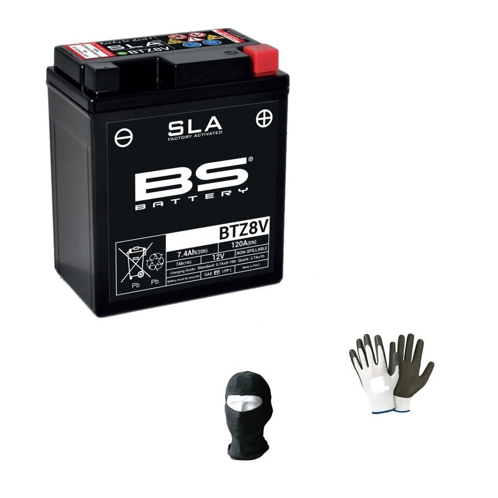 KOMPATIBEL MIT Yamaha YP R X-MAX ABS 400 da Jahr 2018 al 2020 Batterie YTZ8V BTZ8V BS SLA BEREITS BEREIT FÜR DEN Einsatz. AKTIVE VERSIEGELTE BATTERIEN 7,4 AH 12 Volt 130X113X70MM KOMPATIBEL MIT Yamaha YP R X-MAX ABS 400 da Jahr 2018 al 2020 Batterie YTZ8V BTZ8V BS SLA BEREITS BEREIT FÜR DEN Einsatz. AKTIVE VERSIEGELTE BATTERIEN 7,4 AH 12 Volt 130X113X70MM von MOTO SPORT MONDO