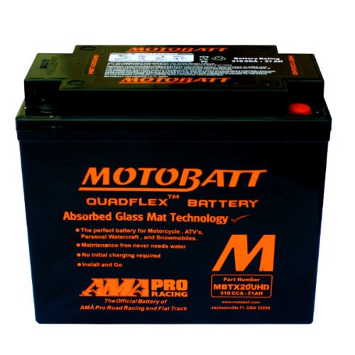 Batterie MOTOBATT 12 V 21 Ah 310 CCA MBTX20UHD für Harley Davidson FXD Dyna Super Glide 1584 2007 2014 von MOTOBATT
