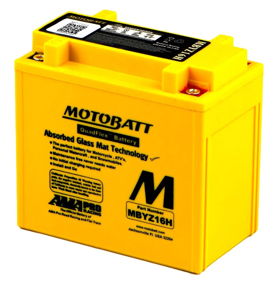 MBYZ16H MOTOBATT Quadflex AGM Bike Batterie 12V 16Ah von MOTOBATT BATTERIES