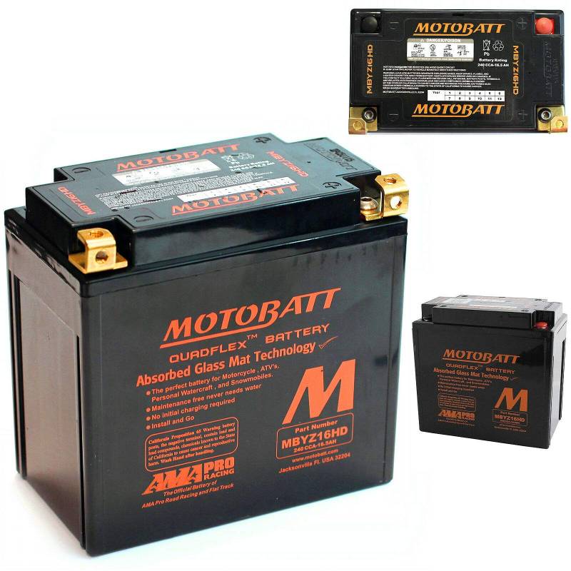 MOTOBATT Batterie MBYZ16HD von MOTOBATT
