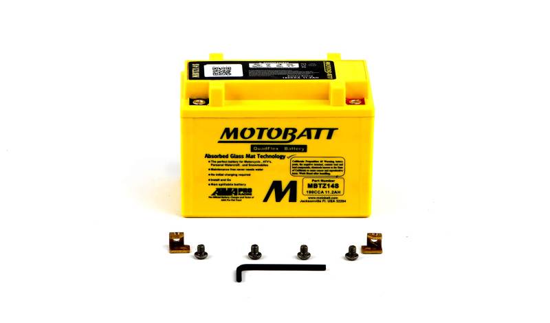 Motobatt Batterie MBTZ14S 12V 11AH CCA:190A YTZ14S L:151mm x H:110mm x W:87mm von MOTOBATT