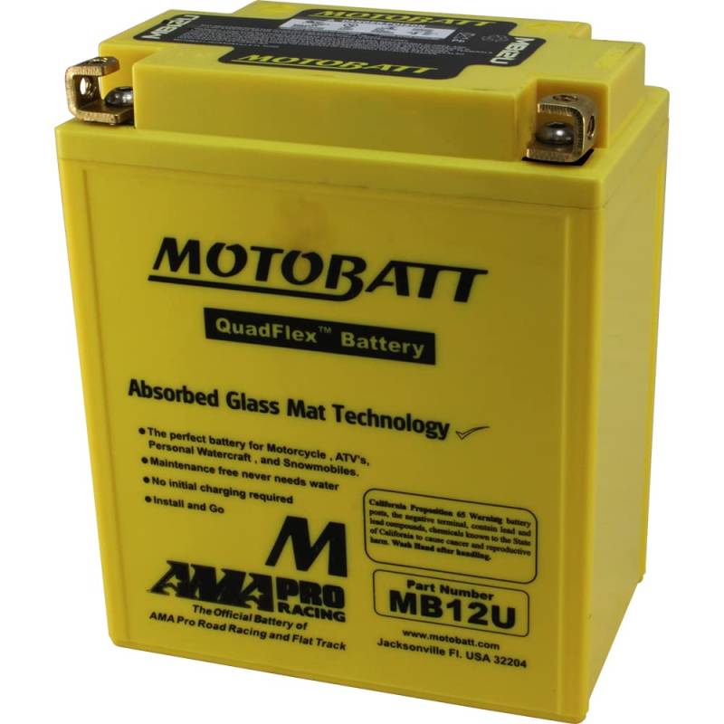 Motobatt MB12U AGM Batterie gelb von Motobatt