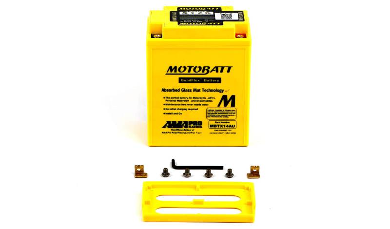 Motobatt MBTX14AU AGM Batterie gelb von MOTOBATT