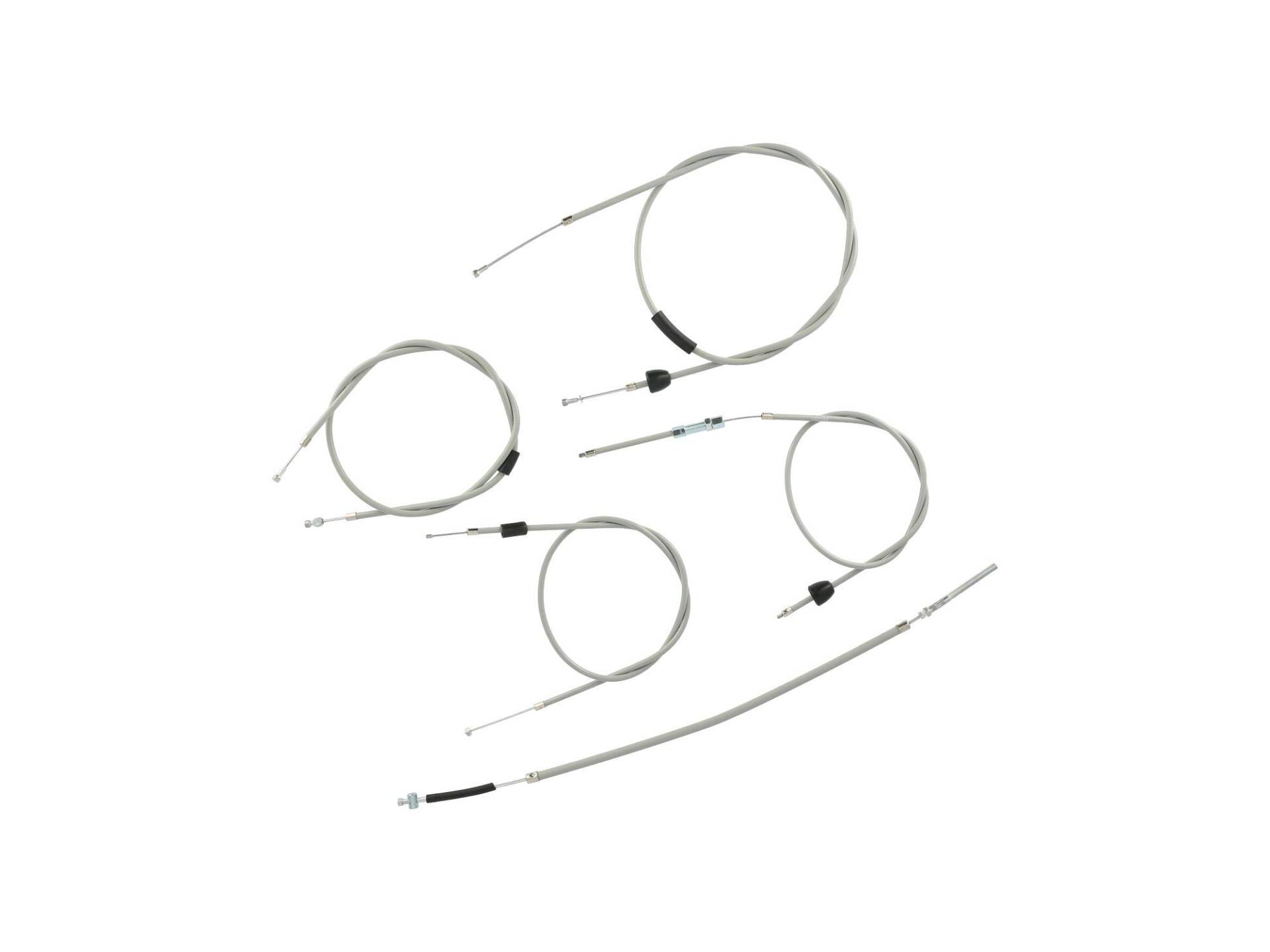 MOTOFLEX Bowdenzug-Set in Grau - Simson Star Sperber Habicht SR4, Gewinde außenliegend MOTOFLEX Bowdenzug-Set in Grau - Simson Star Sperber Habicht SR4, Gewinde außenliegend von MOTOFLEX