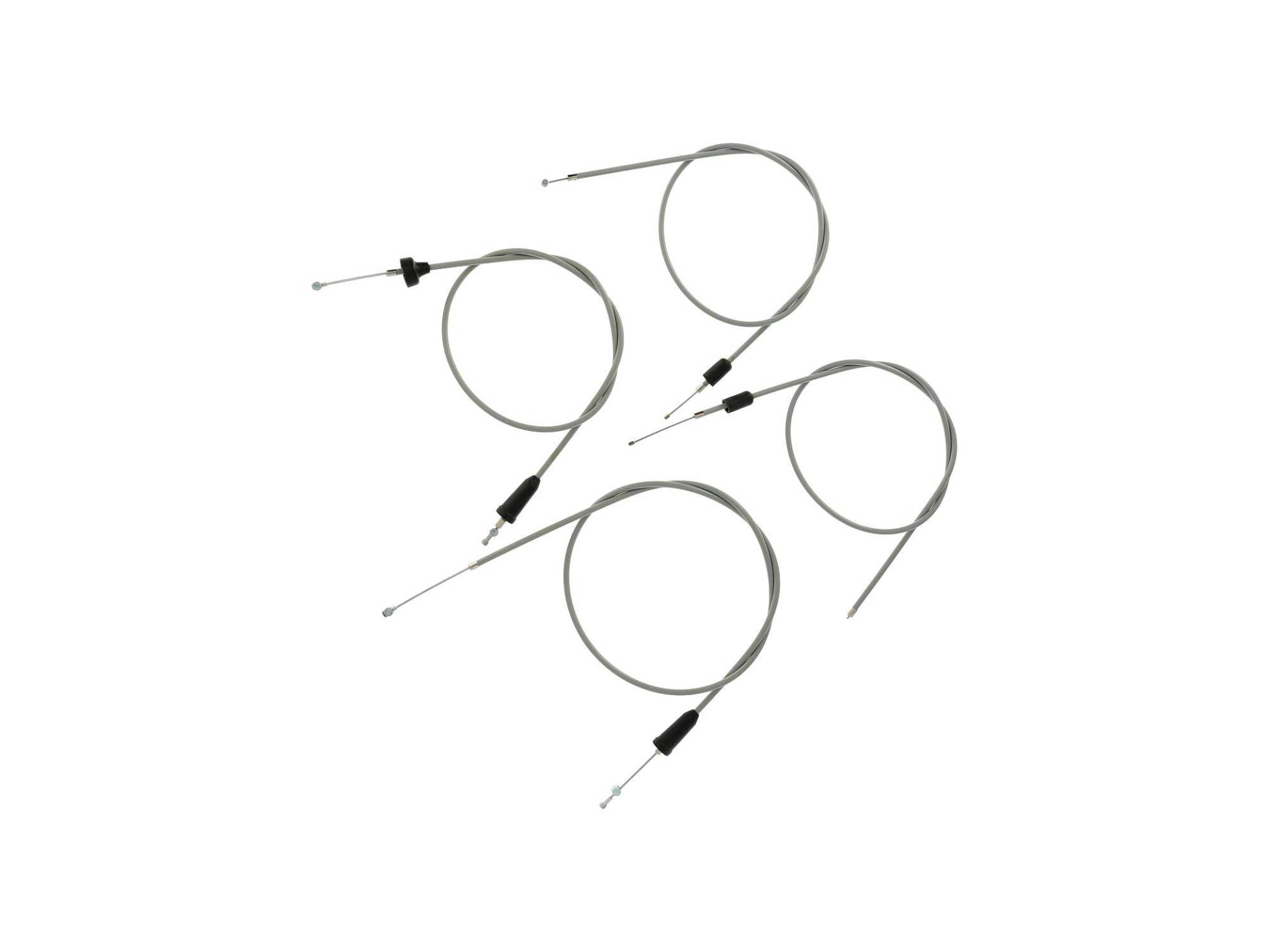MOTOFLEX Set: 4 Bowdenzüge grau, Hochlenker, Vergaser 26N1-3 - MZ TS 250, 250/1 MOTOFLEX Set: 4 Bowdenzüge grau, Hochlenker, Vergaser 26N1-3 - MZ TS 250, 250/1 von MOTOFLEX