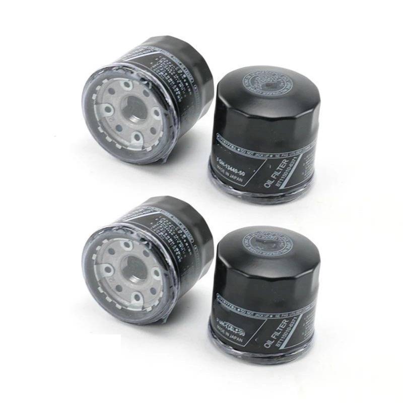 MOTOHIRO 1PC 2PCS 4PCS 5GH-13440-50 5GH-13440-60 Auto Öl Filter Element for Rocket 3 GT Rocket 3 R 2020 1WD-E3440-00 1WD-E3440-10 5GH-134 Fahrzeugölfilter (Size : 4PCS) von MOTOHIRO