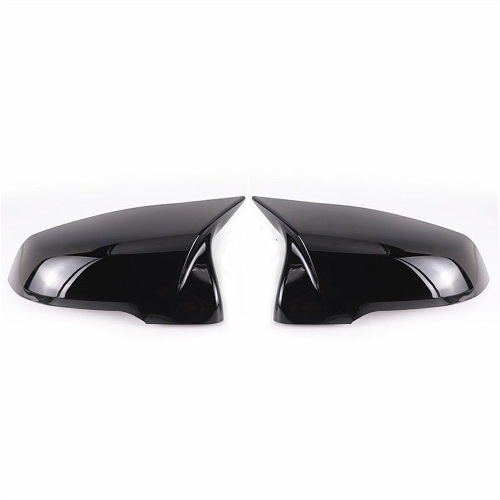 MOTOHIRO Rückspiegel-Abdeckkappen aus Kohlefasermuster, passend for BMW X1 F48 X2 F39 Z4 G29 1 2 Serie F45 F46 F52 F40 Außenspiegel-Abdeckkappen (Size : Black-2pcs) von MOTOHIRO