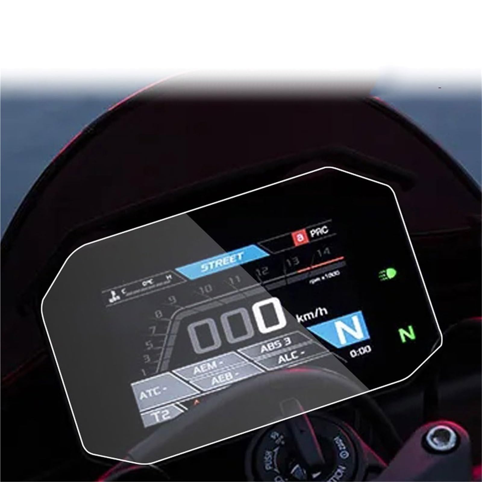 Für A&prilia RSV4/Tuono V4 Paprc 2021 - Motorradzubehör Kratzschutz Cluster Bildschirm Armaturenbrett Schutz Instrumentenfolie Für A&prilia RSV4/Tuono V4 Paprc 2021 - Motorradzubehör Kratzschutz Cluster Bildschirm Armaturenbrett Schutz Instrumentenfolie von MOTOHMHAVN