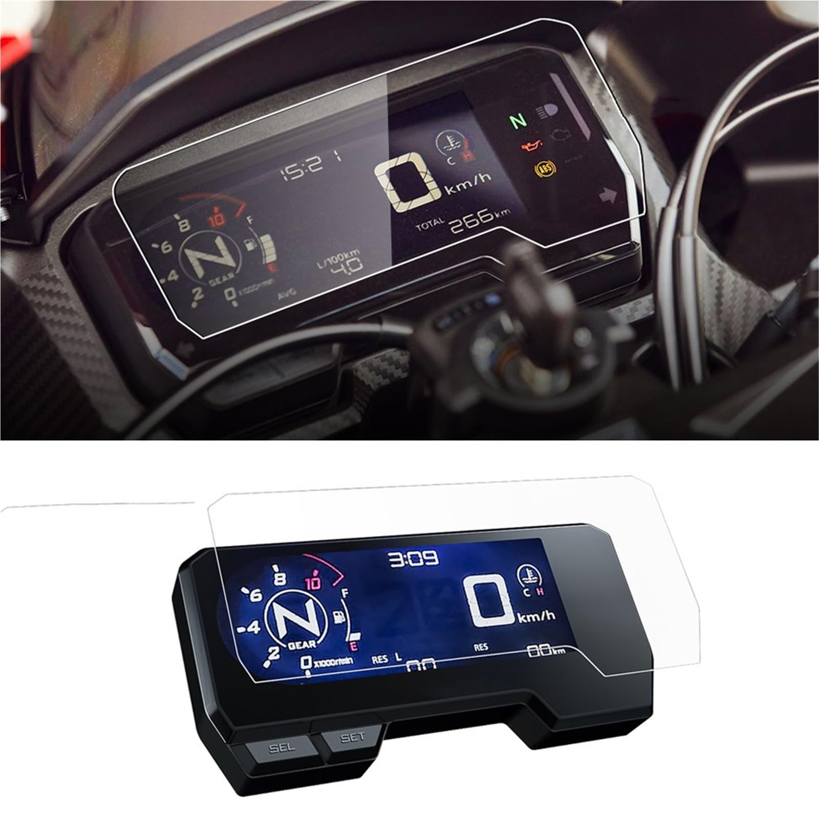 Für CBR500R CB500F CB500X CBR650R CB650R 2019 2020 Dashboard-Displayschutzfolie Cluster Scratch-Screen-Schutzfolie Für CBR500R CB500F CB500X CBR650R CB650R 2019 2020 Dashboard-Displayschutzfolie Cluster Scratch-Screen-Schutzfolie von MOTOHMHAVN