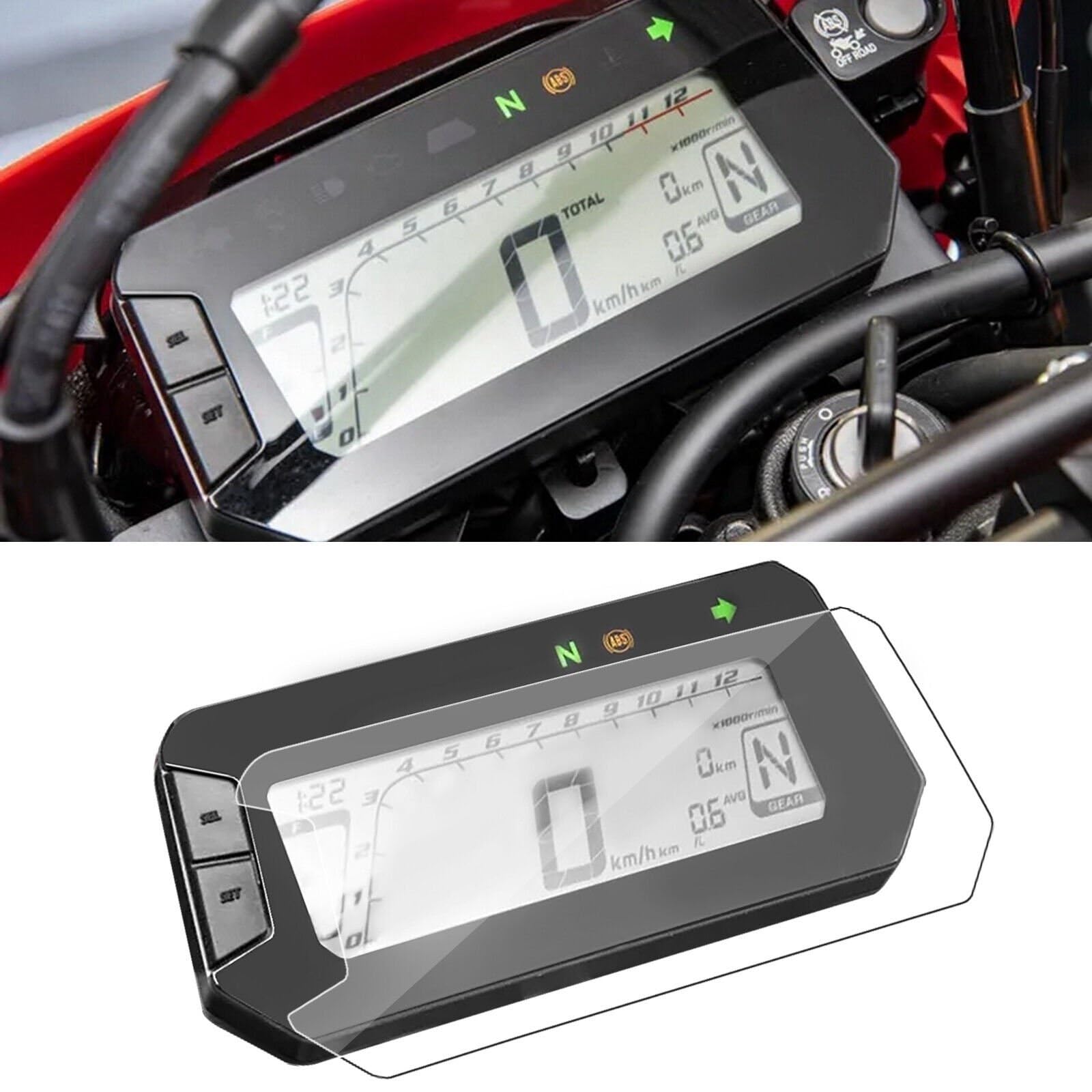 Für CRF300 CRF300L Rally 300L CRF 300 L Motorrad Instrument Film Scratch Cluster Screen Dashboard Schutz Für CRF300 CRF300L Rally 300L CRF 300 L Motorrad Instrument Film Scratch Cluster Screen Dashboard Schutz von MOTOHMHAVN