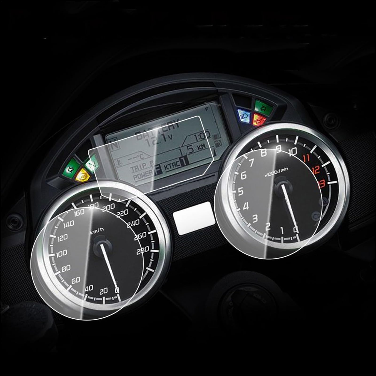 Für K&awasaki Zzr1400 Für Ninja ZX-14 2012-2023 Motorrad Scratch Cluster Schutz Instrument Screen-Dashboard Film Für K&awasaki Zzr1400 Für Ninja ZX-14 2012-2023 Motorrad Scratch Cluster Schutz Instrument Screen-Dashboard Film von MOTOHMHAVN