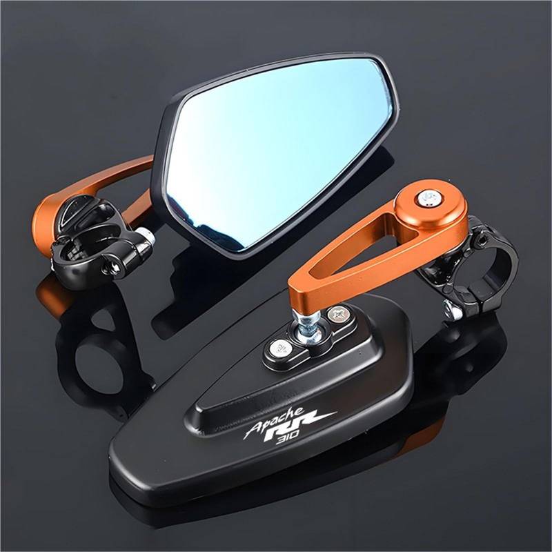 MOTOHMHAVN Für TVS Apache RR310 Apache 310rr Motorradspiegel Rückspiegel Lenkerendenmontage von MOTOHMHAVN