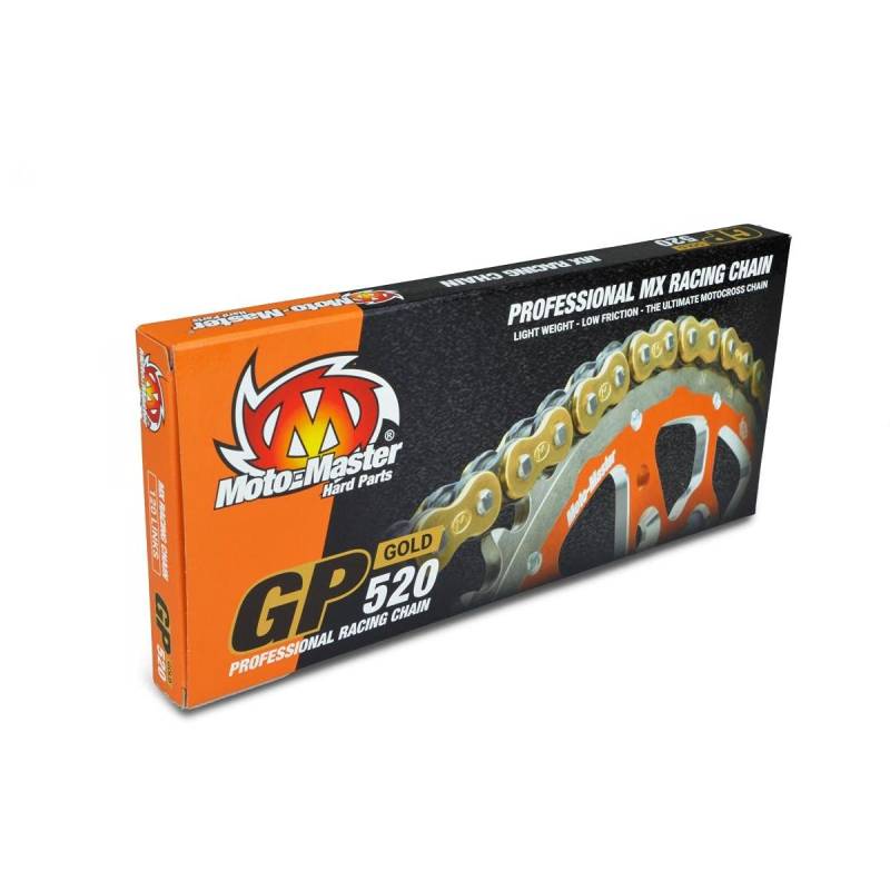 Moto-Master 652004 Fachmanns Motorrennen Kette MX GP-Gold, 520 von MOTOMASTER