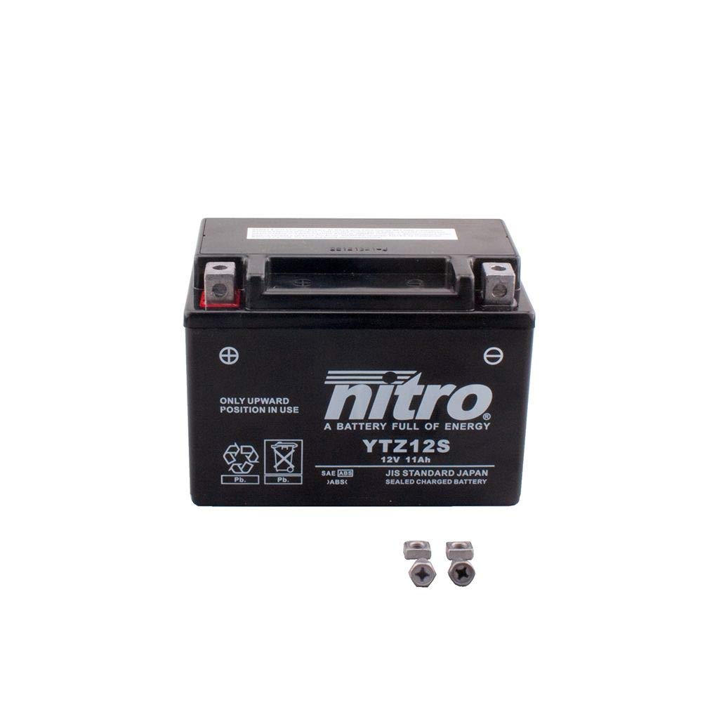 Batterie 12V 11AH YTZ12S Gel Nitro passend für Honda SH 300i NF02 07-15 von MOTOMENT