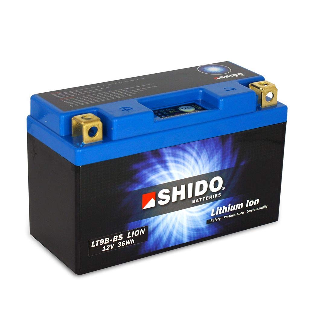 Batterie 12V 3AH(8AH) YT9B-BS Lithium-Ionen Shido YZF-R6 RJ03 02 von MOTOMENT