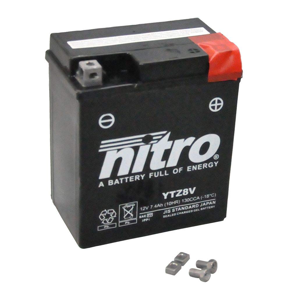 Batterie 12V 7,4AH YTZ8V Gel Nitro Forza 125 JF60 15-16 von MOTOMENT
