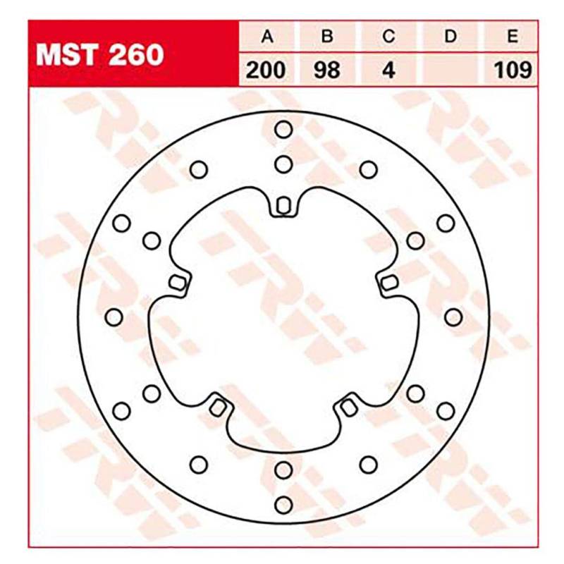Bremsscheibe TRW ET2 50 C16 - Vergaser 97-03 vorne von MOTOMENT