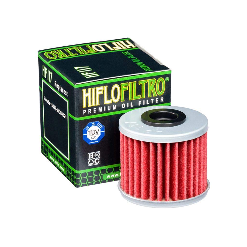 Ölfilter Hiflo HF117 Filter für Honda DCT Getriebe Passend für Honda X-ADV 750 ABS DCT RC95 2017-2019 von MOTOMENT