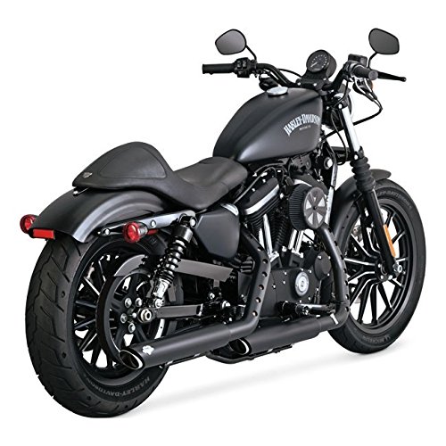 'Terminals Vance & Hines Twin Slash 3 schwarz für Harley Davidson Sportster für Harley Davidson Sportster 2014 bis 2018 von Motorcyclestorehouse