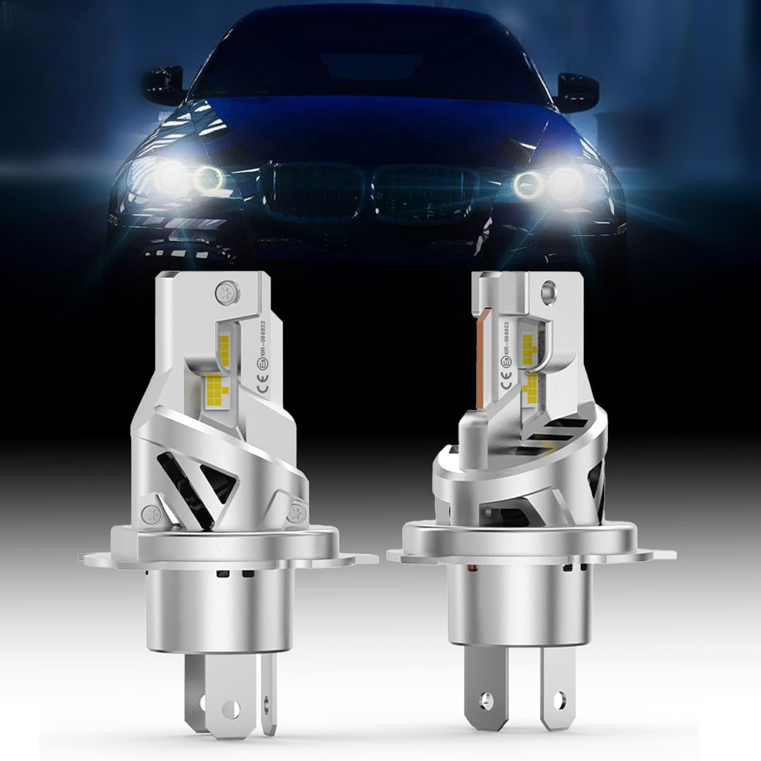 MOTORHOOK H4 Halogen-Scheinwerfer 5500K | 12V 60/55W | IP67 wasserdicht | Abblendlicht | 2er-Pack-6500K MOTORHOOK H4 Halogen-Scheinwerfer 5500K | 12V 60/55W | IP67 wasserdicht | Abblendlicht | 2er-Pack-6500K von MOTORHOOK