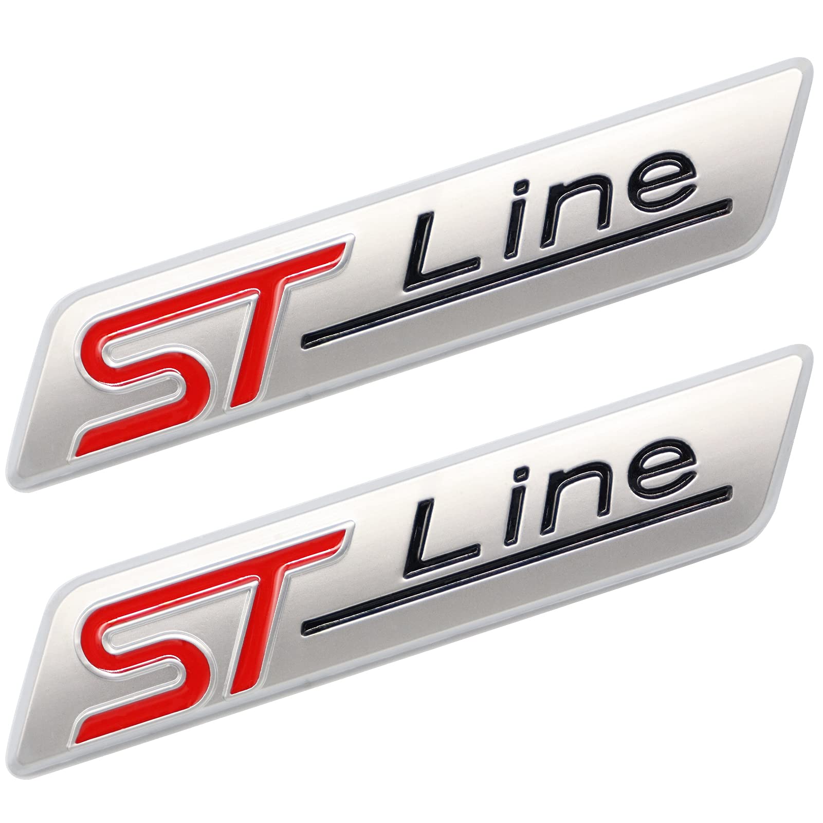 TAYDMEO 2 Pcs 3D Metall ST Line Aufkleber Autokopf Emblem Abzeichen Chrom Aufkleber, für Die meisten Automodelle TAYDMEO 2 Pcs 3D Metall ST Line Aufkleber Autokopf Emblem Abzeichen Chrom Aufkleber, für Die meisten Automodelle von MOTORHOOK