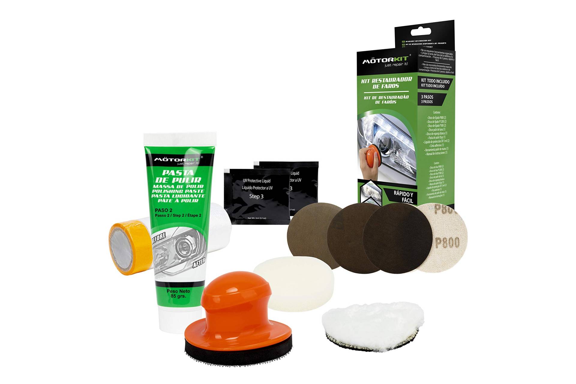 Motorkit All Inclusive Scheinwerfer Wiederherstellungsset Motorkit All Inclusive Scheinwerfer Wiederherstellungsset von MOTORKIT