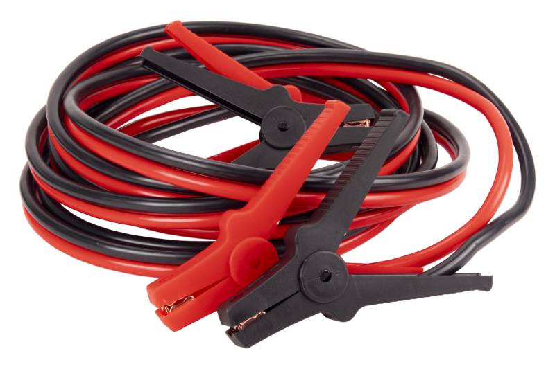 Motorkit Starthilfekabel für PKW und LKW 600 A, 6 m, 12–24 V, Kupfer mit verstärkten Klemmen | Tasche und Anleitung | PVC-Ummantelung | Bis zu 4500 ccm | Hohe Leistung und Sicherheit von MOTORKIT