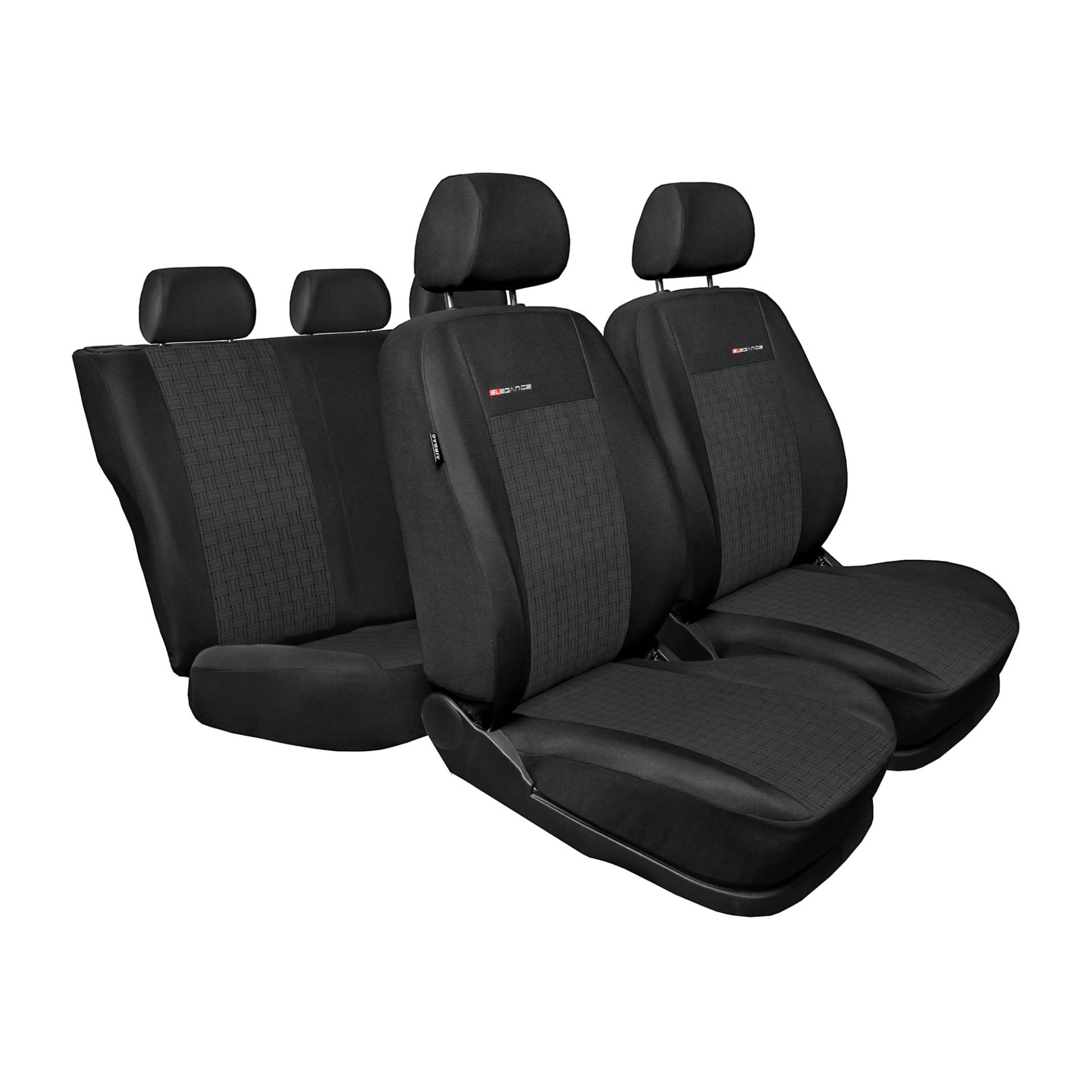 MOTOS Universal-Sitzbezüge Auto für FIAT Punto Perfekt angepasste Auto sitzbezüge mit aktivem Airbag-System, dreilagigem Material und makelloser Oberfläche, Ideal sitzauflage Auto für stilbewusste MOTOS Universal-Sitzbezüge Auto für FIAT Punto Perfekt angepasste Auto sitzbezüge mit aktivem Airbag-System, dreilagigem Material und makelloser Oberfläche, Ideal sitzauflage Auto für stilbewusste von MOTOS