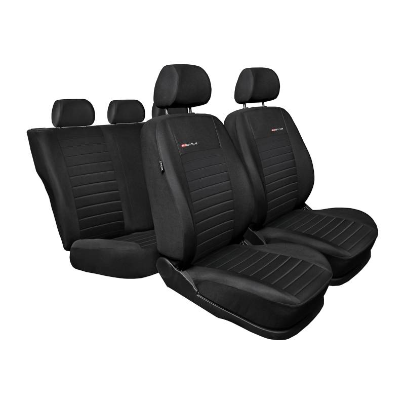 MOTOS Universal-Sitzbezüge Auto für Nissan Juke Perfekt angepasste Auto sitzbezüge mit aktivem Airbag-System, dreilagigem Material und makelloser Oberfläche, Ideal sitzauflage Auto für stilbewusste von MOTOS