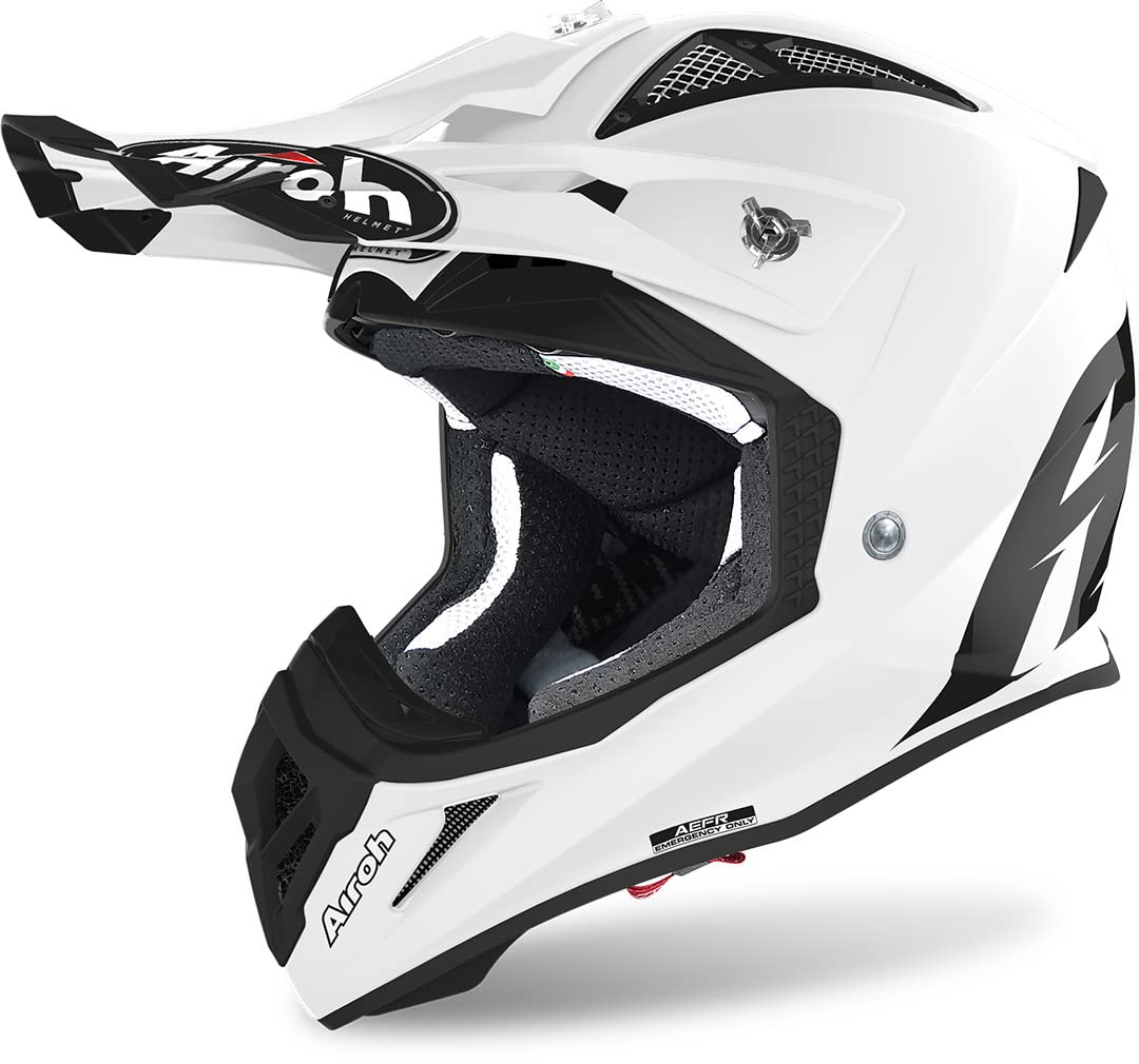 Airoh HELMET AVIATOR ACE COLOR WHITE GLOSS XS Airoh HELMET AVIATOR ACE COLOR WHITE GLOSS XS von MOTOTOPGUN