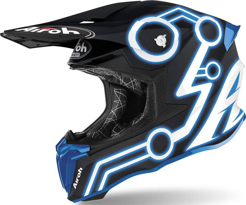 Airoh HELMET TWIST 2.0 NEON BLUE MATT XL von MOTOTOPGUN
