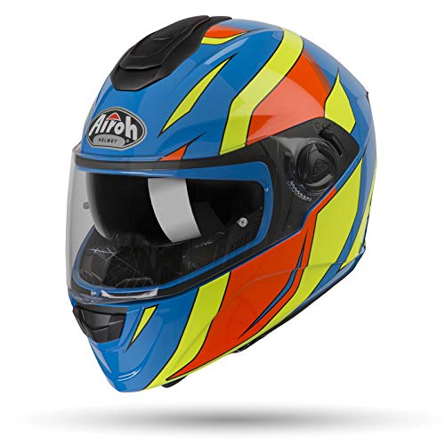 Airoh ST3_TI18_L Helmet Tide Azure Gloss L von MOTOTOPGUN