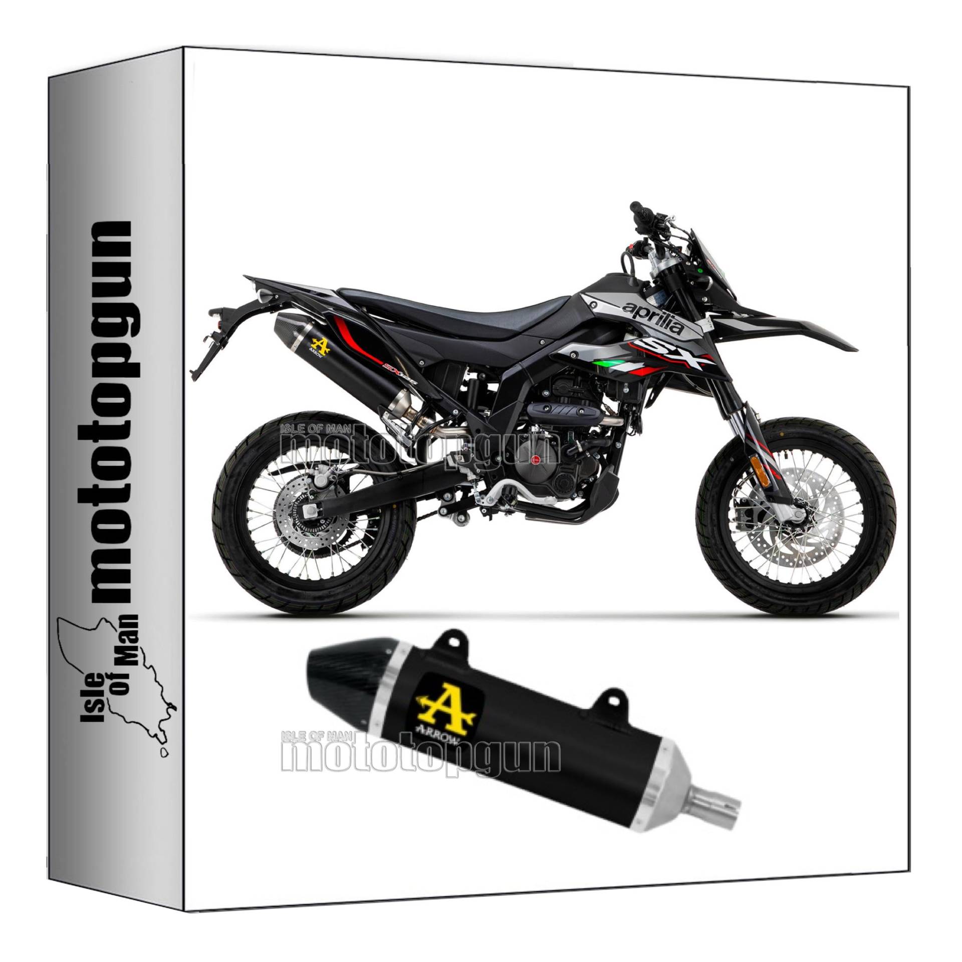 arrow 52510AKN auspuff zugelassen thunder aluminium schwarz endkappe carby kompatibel mit aprilia rx - sx 125 2021 2022 2023 mototopgun arrow 52510AKN auspuff zugelassen thunder aluminium schwarz endkappe carby kompatibel mit aprilia rx - sx 125 2021 2022 2023 mototopgun von MOTOTOPGUN