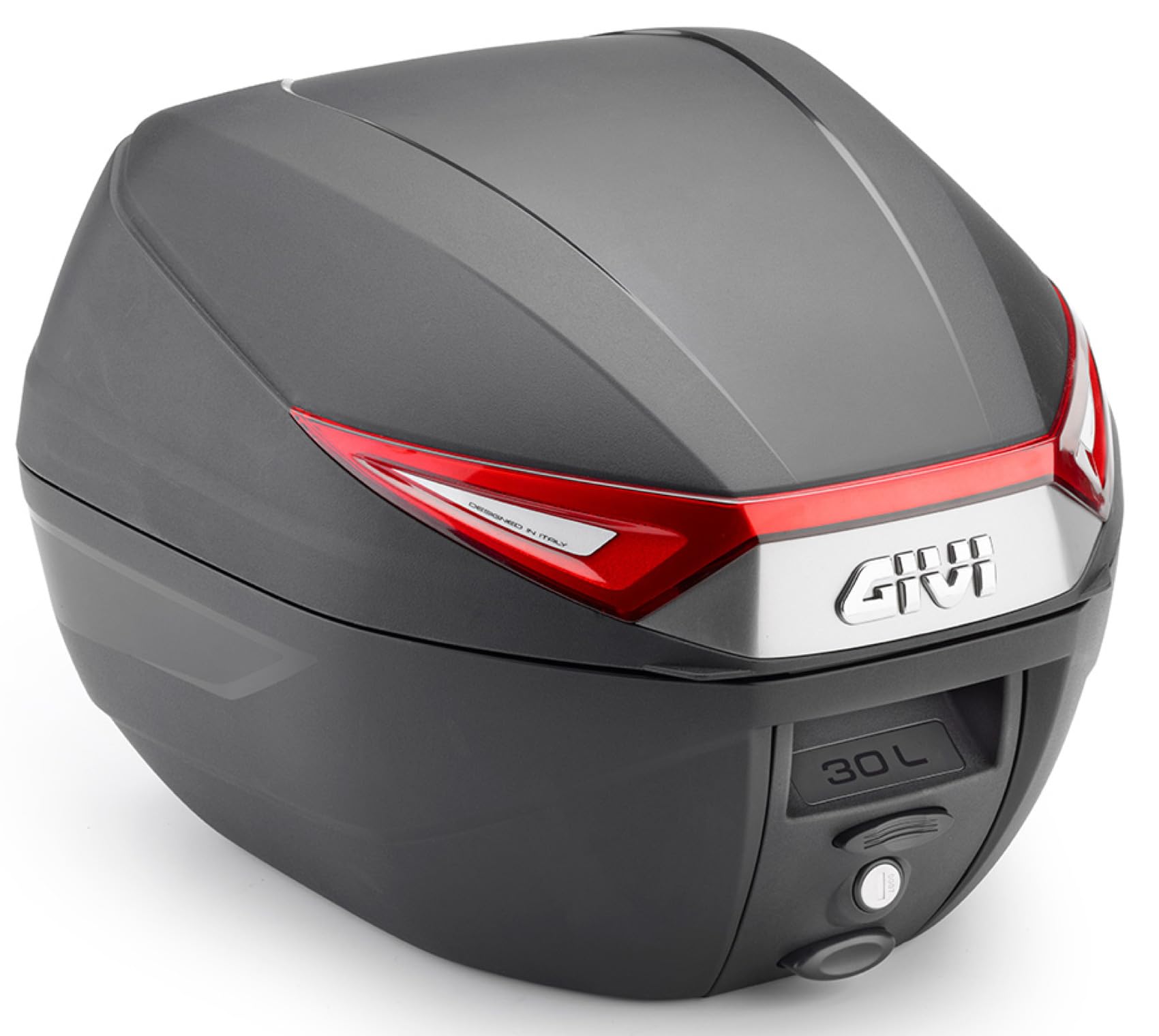 MOTOTOPGUN givi c30n topcase + Trager kompatibel mit Piaggio Vespa gts 300 super 2008 2009 2010 2011 2012 2013 2014 2015 2016 2017 2018 2019 2020 2021 2022 von MOTOTOPGUN