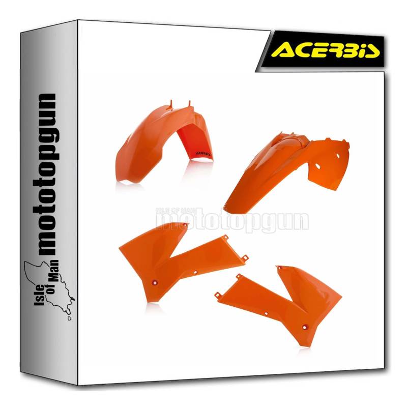 acerbis 0008193.010 plastic kit orange kompatibel mit ktm exc 125 2005 2006 2007 mototopgun von MOTOTOPGUN