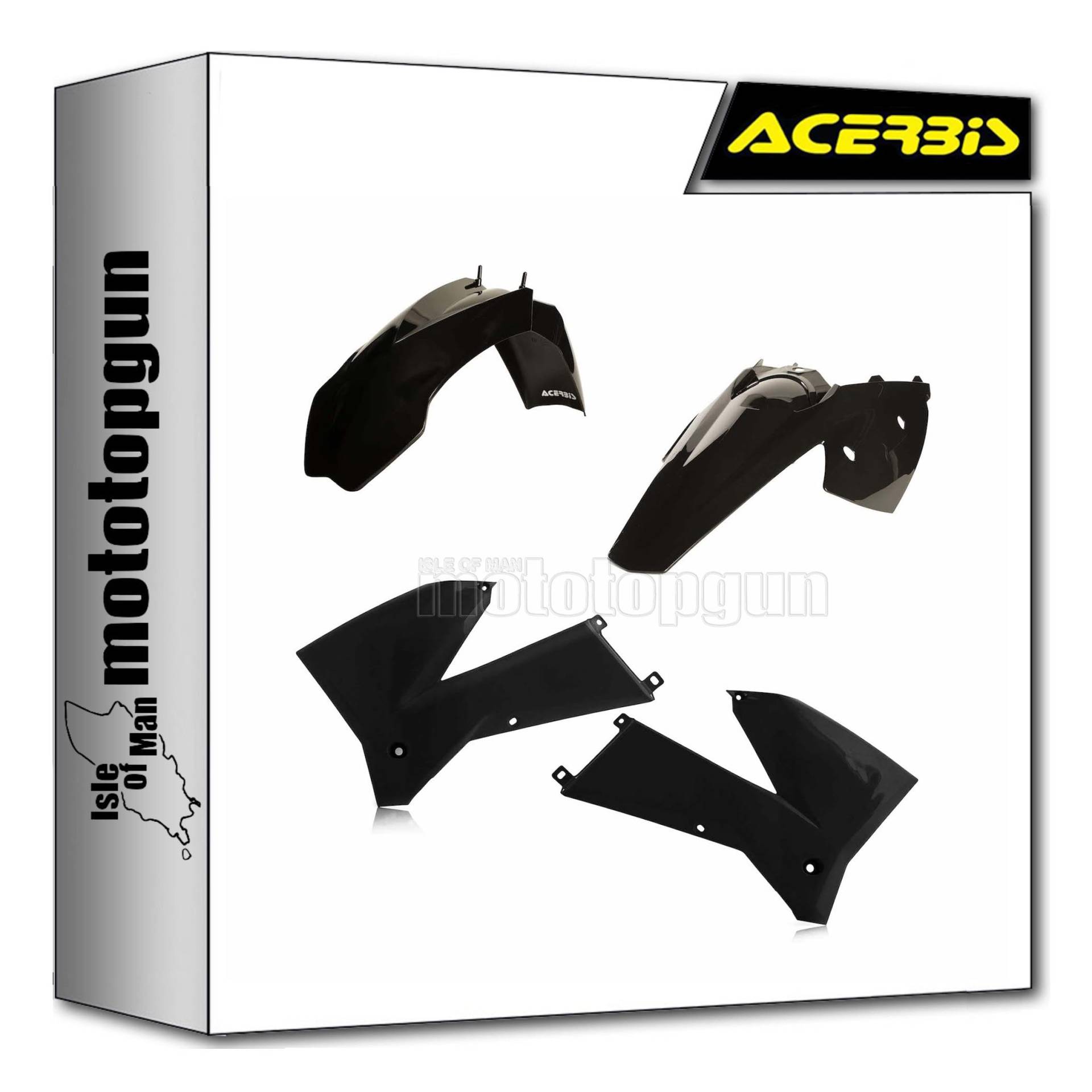 acerbis 0008193.090 plastic kit schwarz kompatibel mit ktm exc-f 400 2005 2006 2007 mototopgun von MOTOTOPGUN