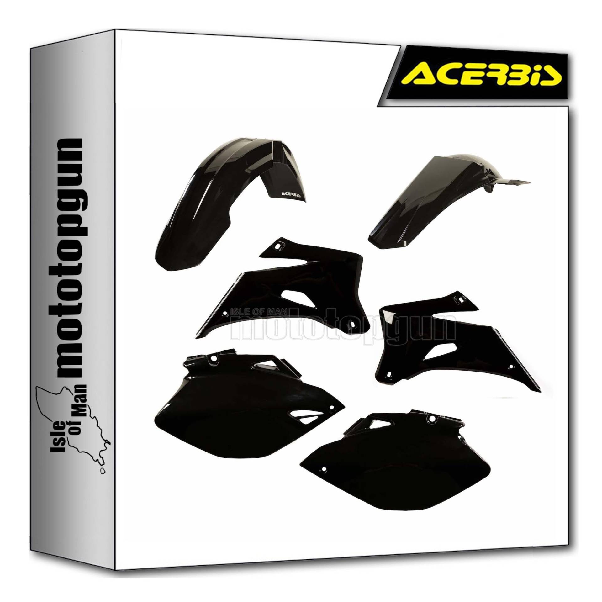 acerbis 0009140.090 plastic kit schwarz kompatibel mit yamaha yzf 250 2006 2007 2008 2009 mototopgun von MOTOTOPGUN