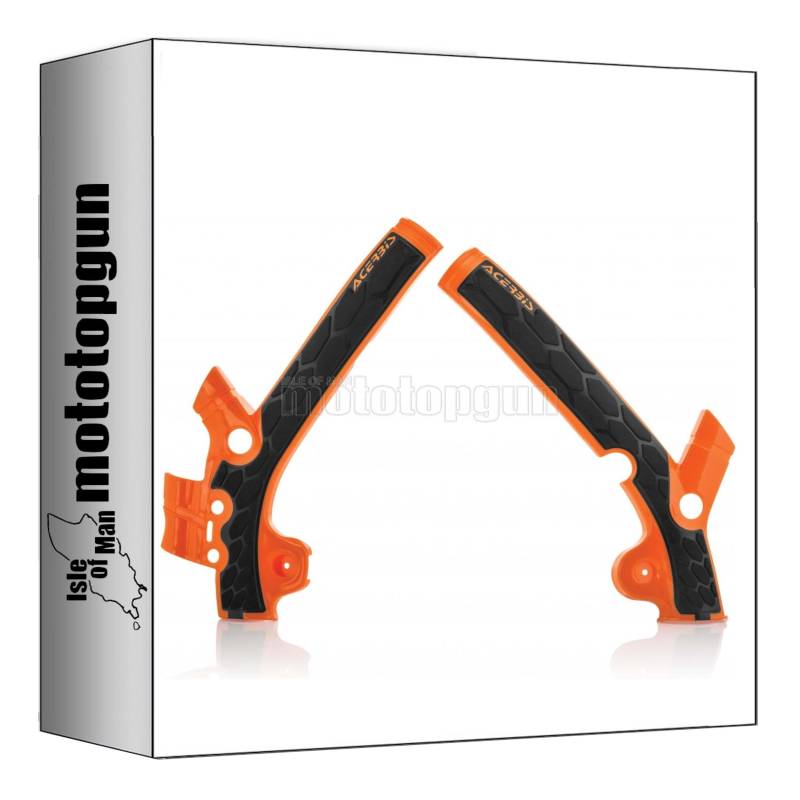 acerbis 0021869.010 x-grip rahmenschutz orange kompatibel mit ktm sx 85 2013 2014 2015 2016 2017 mototopgun von MOTOTOPGUN