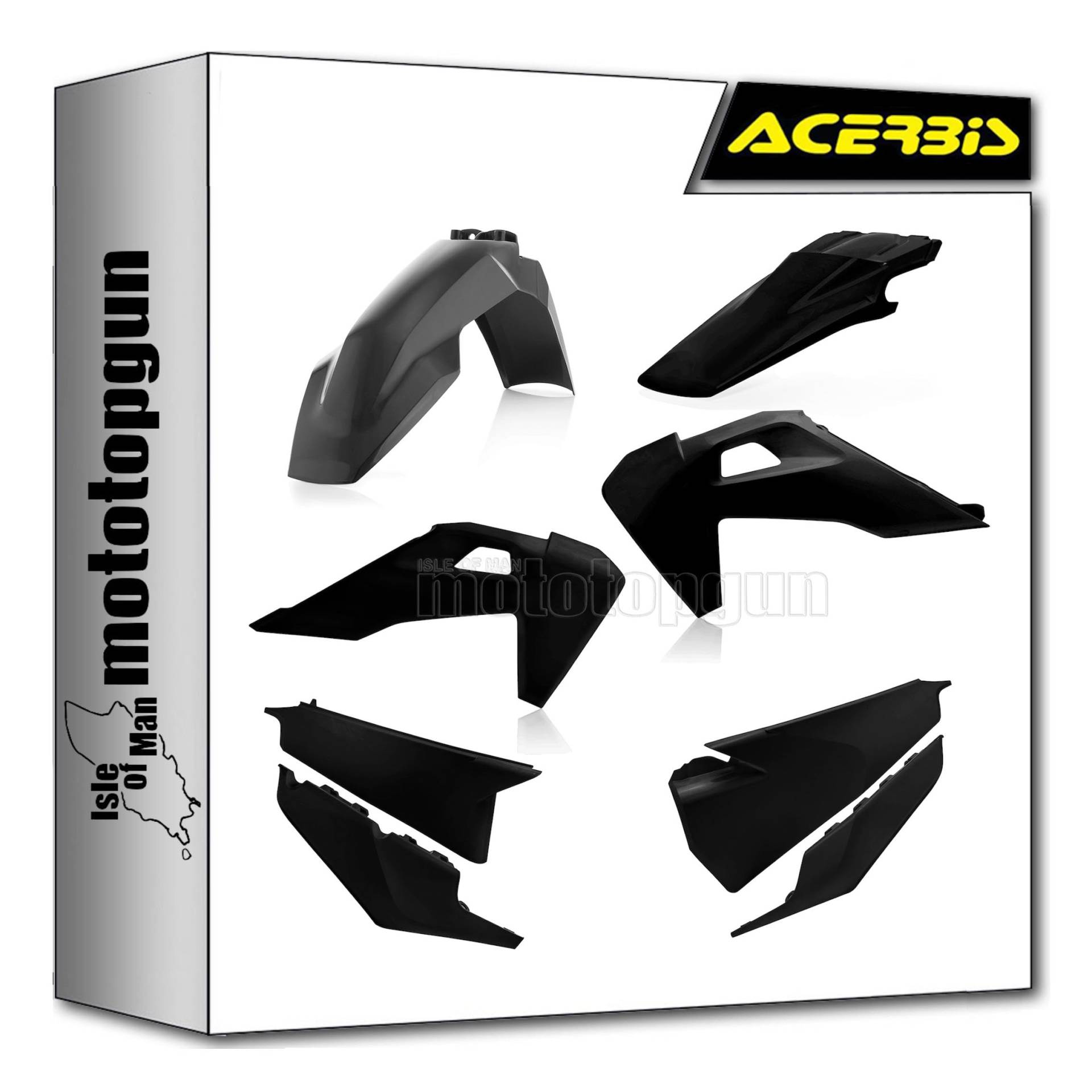 acerbis 0023482.090 plastics kit schwarz kompatibel mit husqvarna fc 450 2019 2020 mototopgun von MOTOTOPGUN