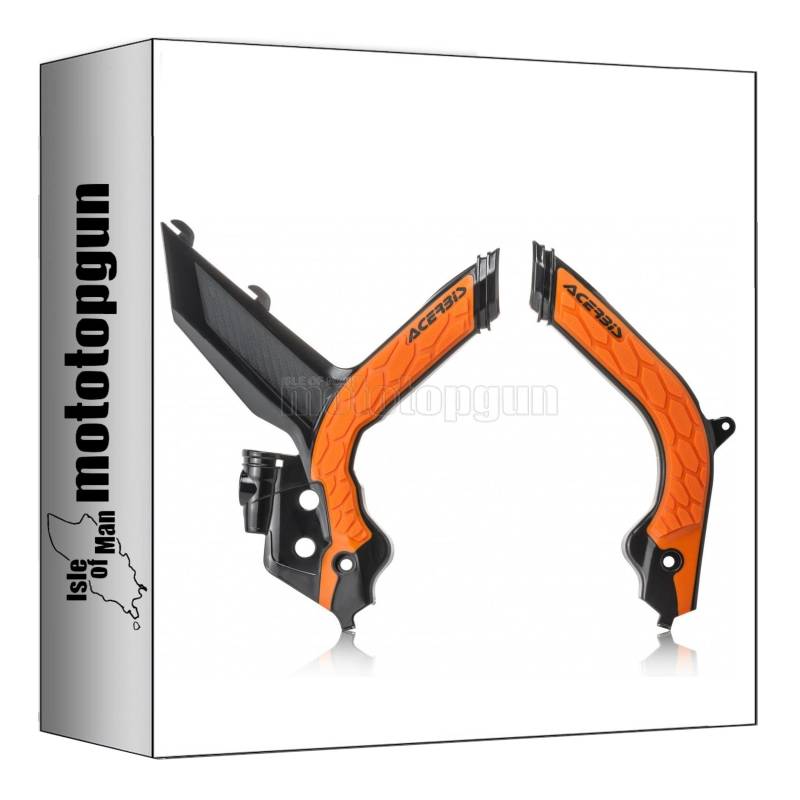 acerbis 0023599.313 x-grip rahmenschutz schwarz orange kompatibel mit ktm sx 125 2019 2020 2021 2022 mototopgun von MOTOTOPGUN