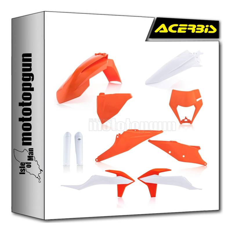 acerbis 0024054.553.023 vollständiges kunststoff-kit replica 023 kompatibel mit ktm exc 300 tpi 2020 2021 2022 2023 mototopgun von MOTOTOPGUN