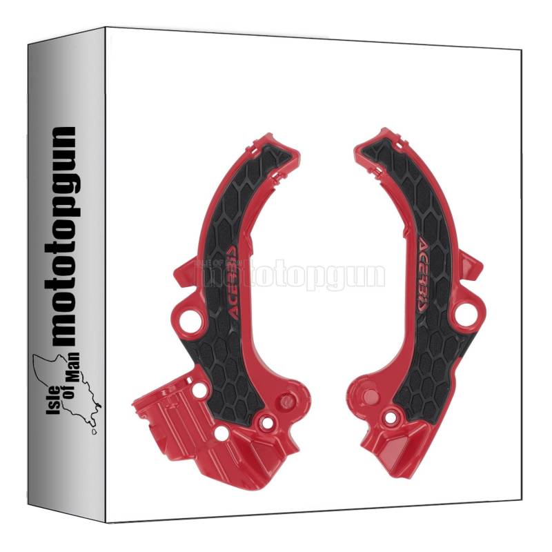 acerbis 0026504.349 x-grip rahmenschutz rot schwarz kompatibel mit husqvarna tc 65 2024 2025 mototopgun von MOTOTOPGUN