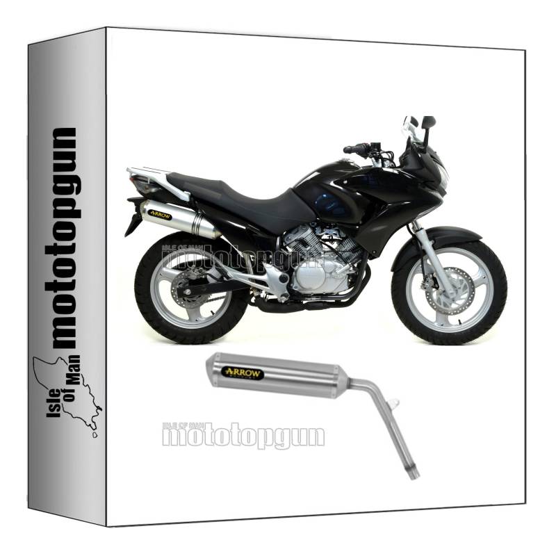 arrow 52503AO auspuff zugelassen thunder aluminium endkappe edelstahl kompatibel mit honda xl 125 v varadero 2001 2002 2003 2004 2005 2006 2007 2008 2009 2010 2011 2012 mototopgun von MOTOTOPGUN