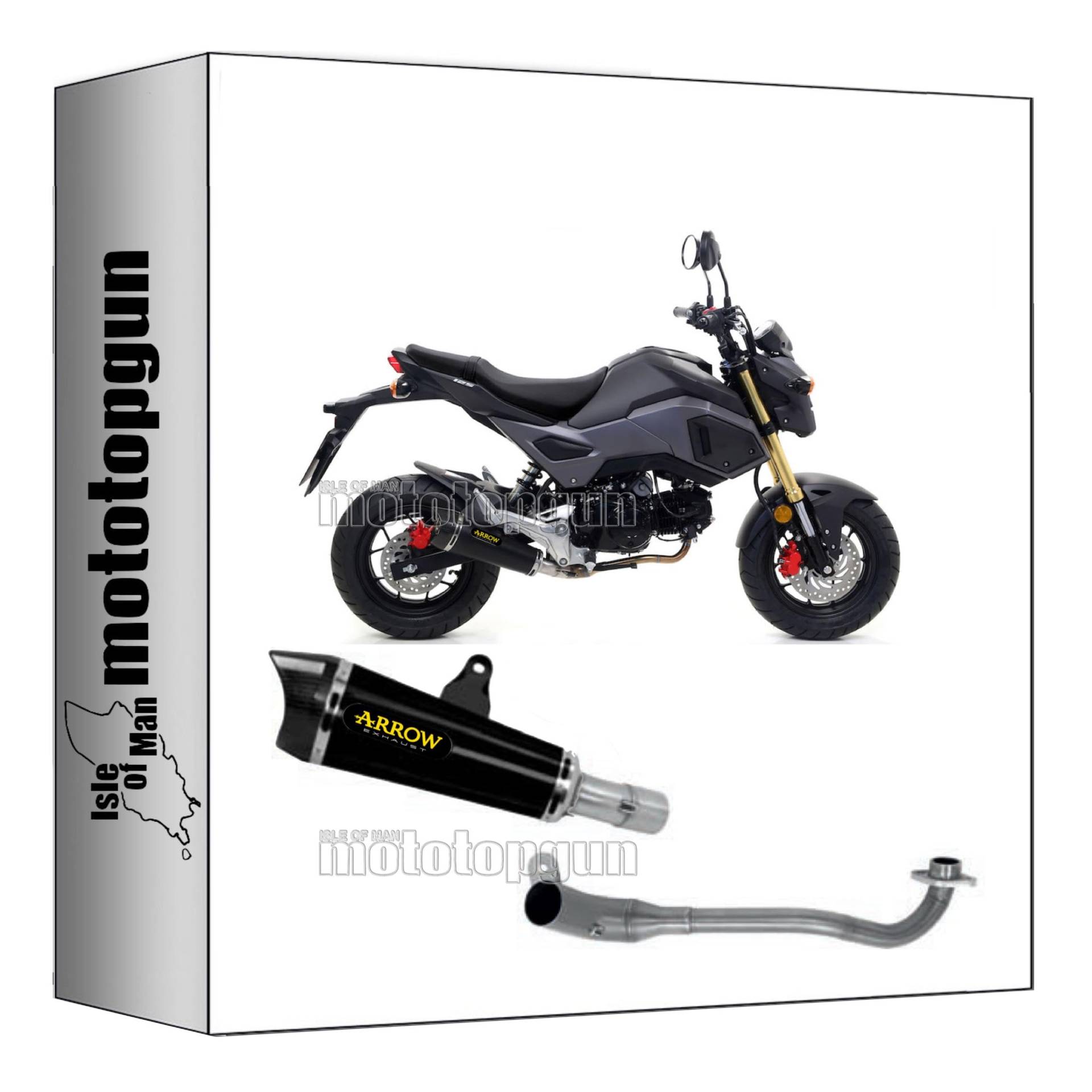 arrow 52507XKN + 52005MI komplettanlage kein kat x-kone nichrom schwarz endkappe carby kompatibel mit honda msx 125 2016 2017 2018 2019 2020 mototopgun arrow 52507XKN + 52005MI komplettanlage kein kat x-kone nichrom schwarz endkappe carby kompatibel mit honda msx 125 2016 2017 2018 2019 2020 mototopgun von MOTOTOPGUN
