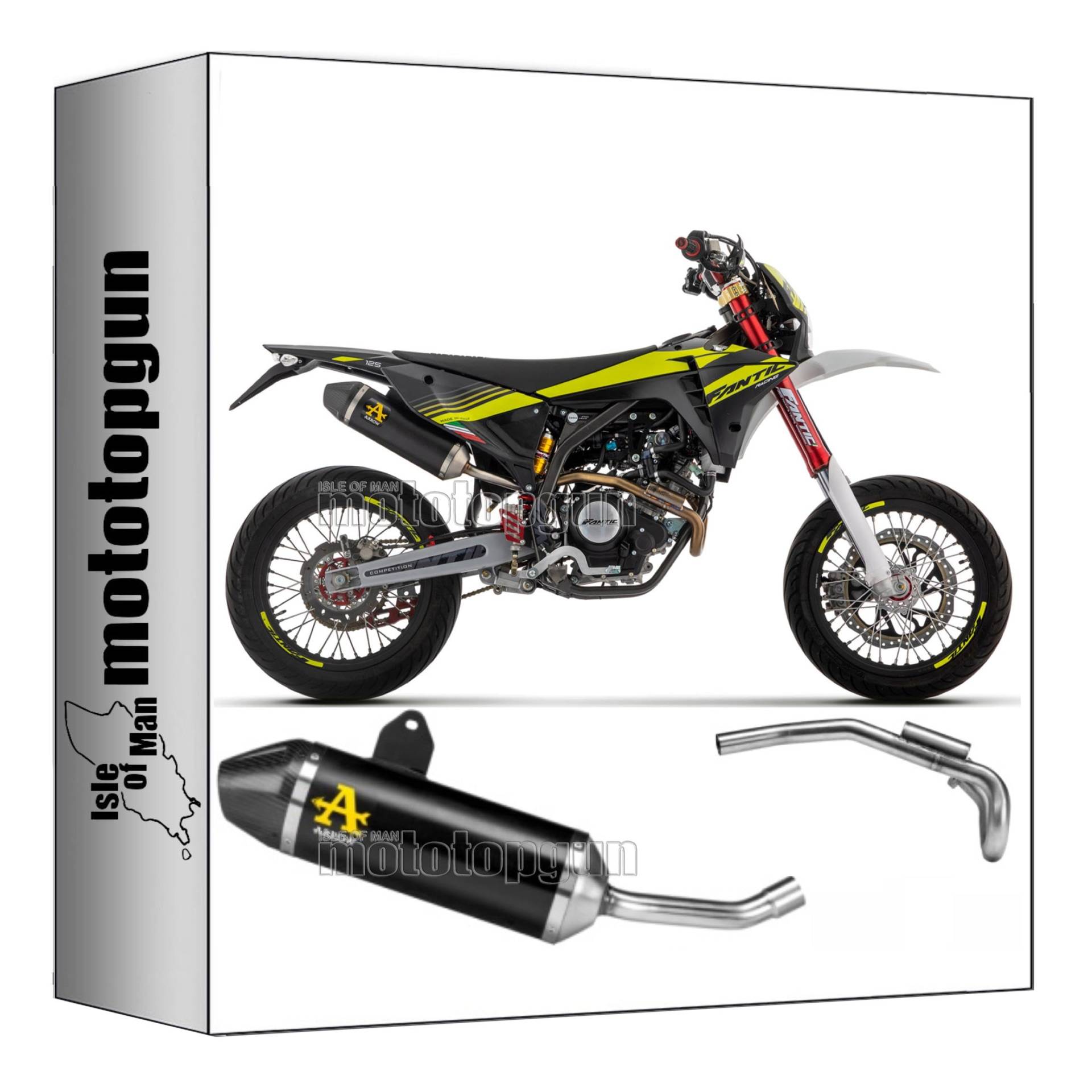 arrow 52512AKN + 52003PD auspuff kein kat thunder aluminium schwarz endkappe carby kompatibel mit fantic motor xef/xmf 125 2024 mototopgun arrow 52512AKN + 52003PD auspuff kein kat thunder aluminium schwarz endkappe carby kompatibel mit fantic motor xef/xmf 125 2024 mototopgun von MOTOTOPGUN