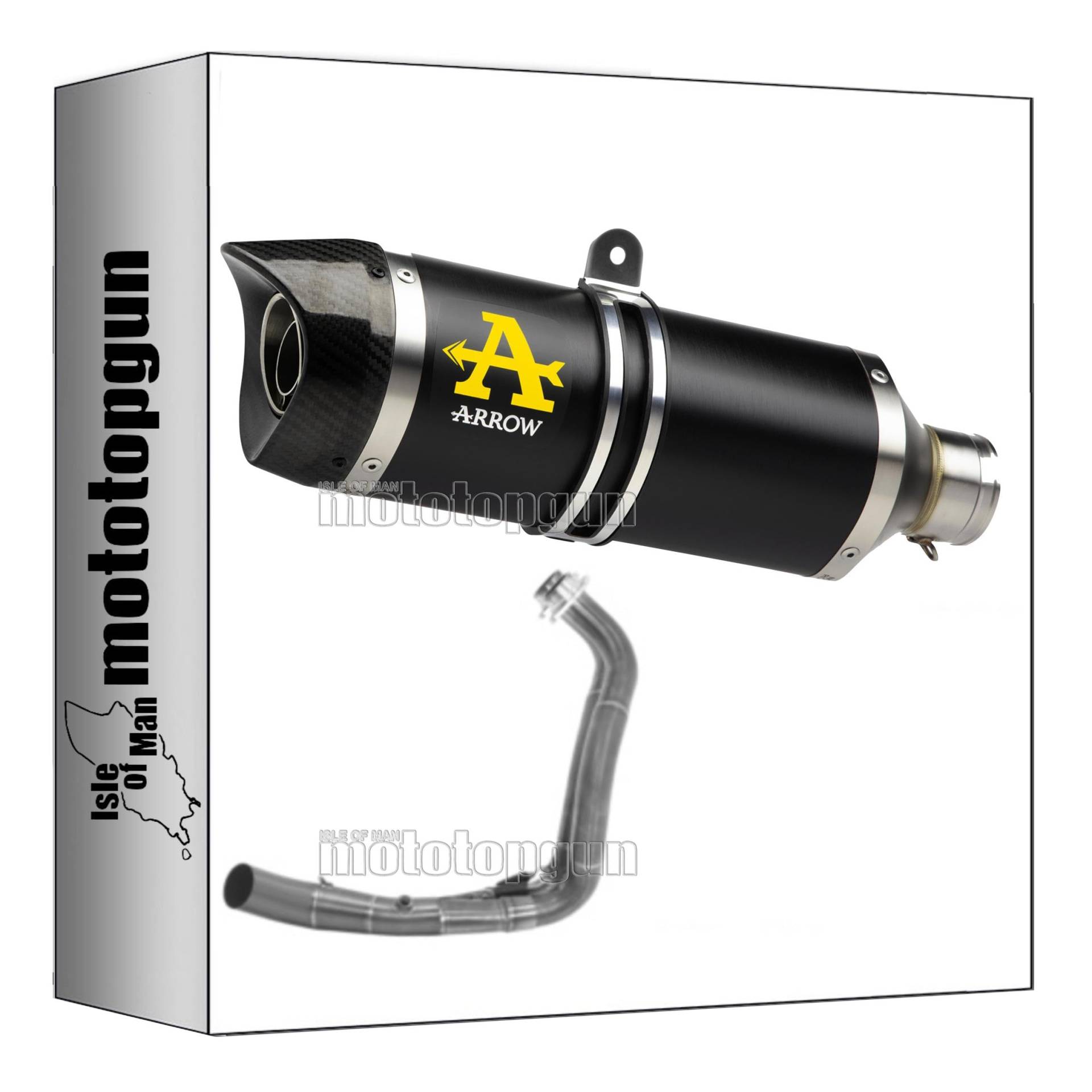 arrow 71817AKN + 71655KZ komplettanlage zugelassen kat low thunder aluminium schwarz endkappe carby kompatibel mit yamaha tracer 7 2021 2022 2023 mototopgun arrow 71817AKN + 71655KZ komplettanlage zugelassen kat low thunder aluminium schwarz endkappe carby kompatibel mit yamaha tracer 7 2021 2022 2023 mototopgun von MOTOTOPGUN