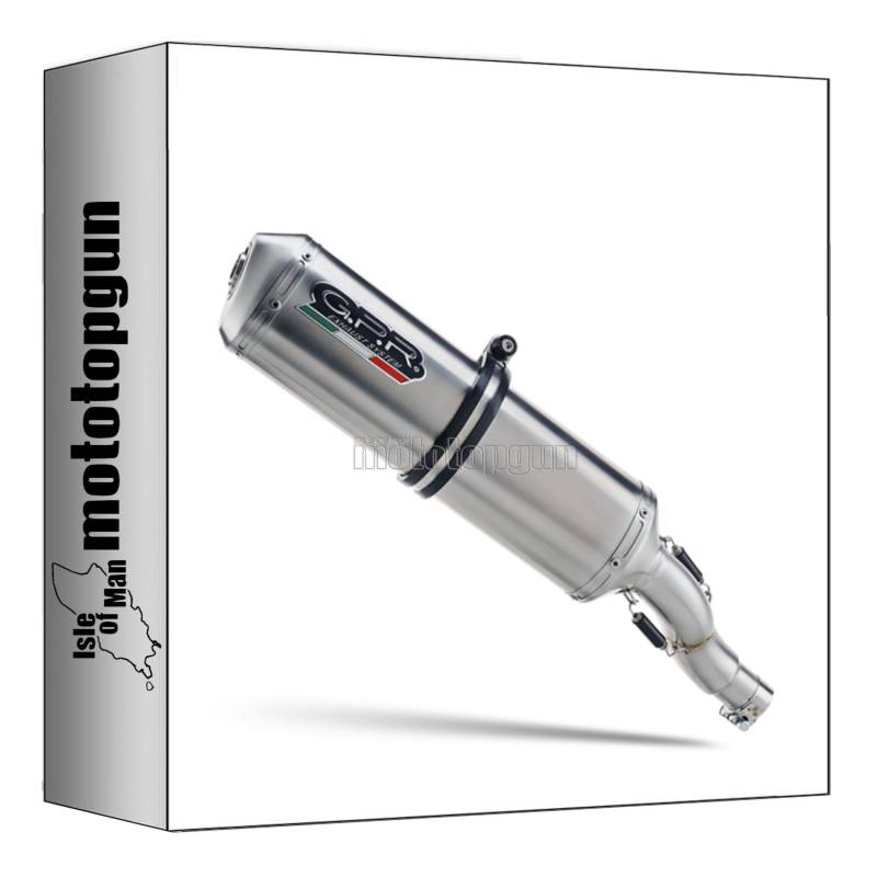 auspuff gpr zugelassen edelstahl satinox, db-killer dabei, h.43.sat kompatibel mit honda africa twin nxr - xrv 750 rd04 1990 1991 1992 mototopgun von MOTOTOPGUN