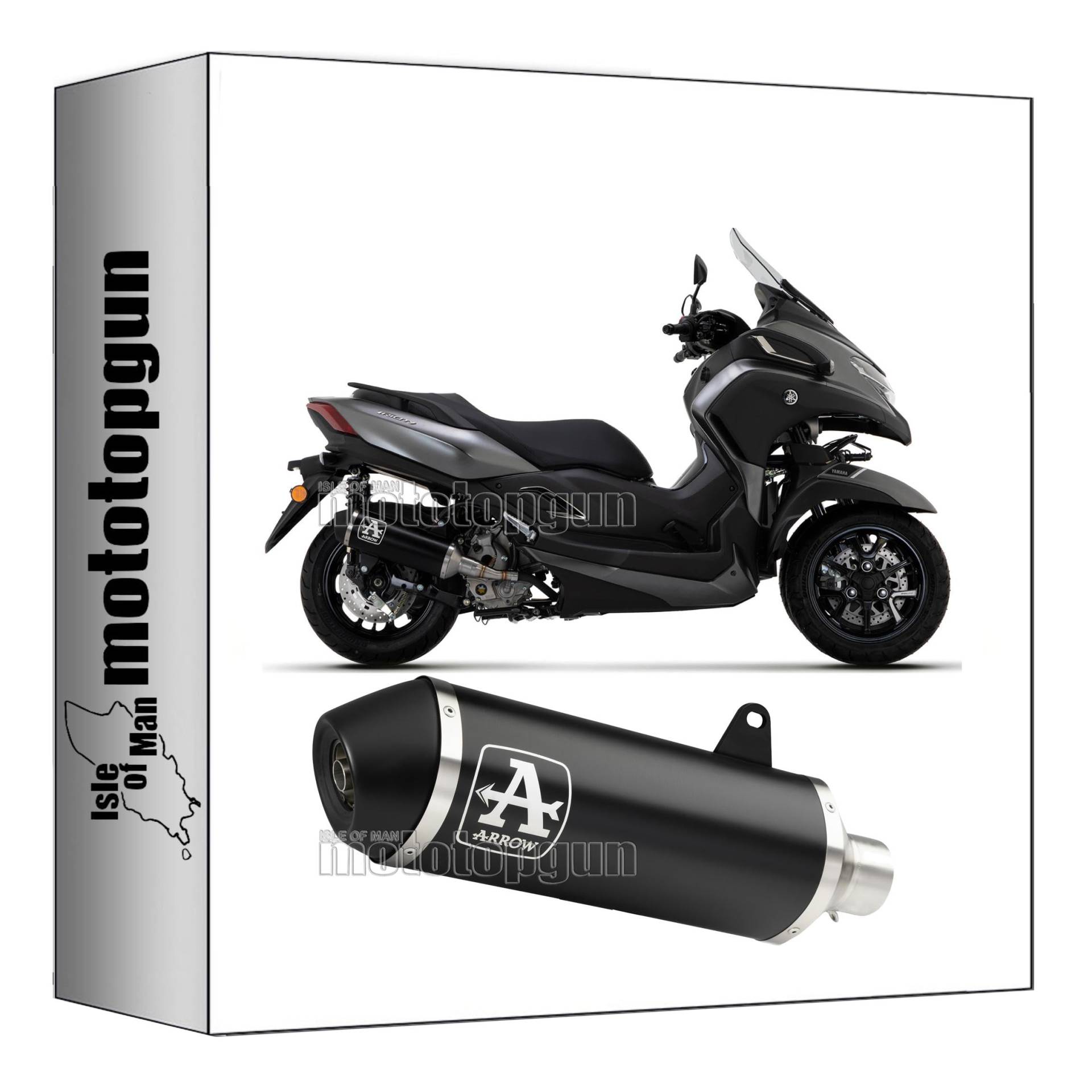 auspuff kein kat arrow urban aus aluminium schwarz mit endkappe aus edelstahl schwarz kompatibel mit yamaha tricity 300 2021 2022 2023 mototopgun 53542ann auspuff kein kat arrow urban aus aluminium schwarz mit endkappe aus edelstahl schwarz kompatibel mit yamaha tricity 300 2021 2022 2023 mototopgun 53542ann von MOTOTOPGUN